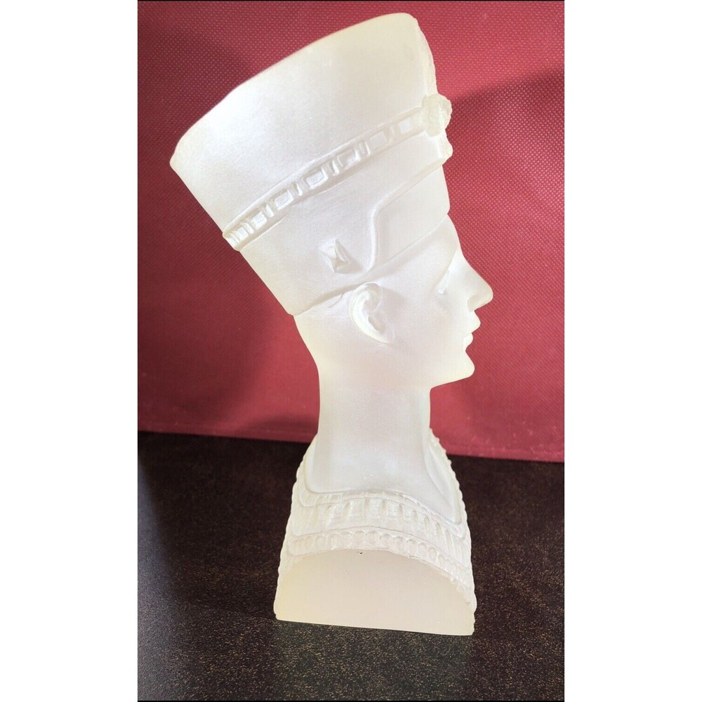 Queen Nefertiti Acrylic Resin Bust Egyptian Sculpture Replica Egyptian Art Decor - Picture 12 of 16